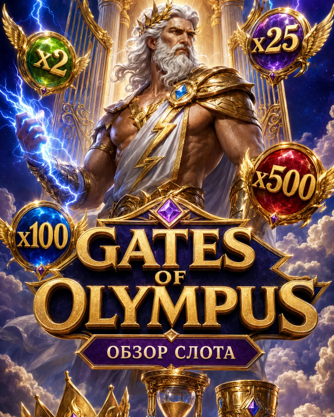 Gates of Olympus - слот с Зевсом и олимпийскими множителями