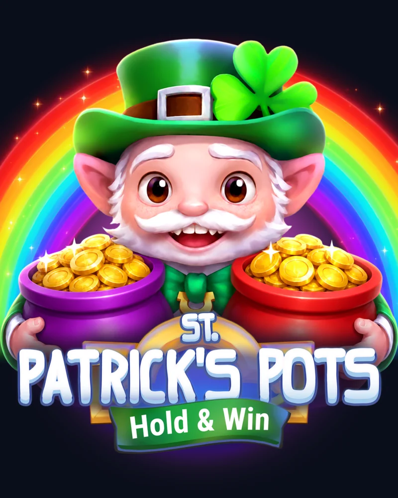 St. Patrick’s Pots - лепрекон, радуга и горшки с монетами