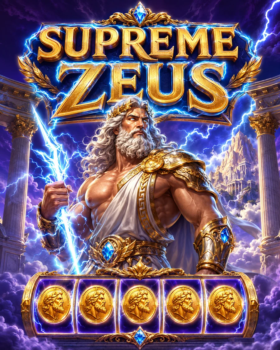Supreme Zeus - Зевс, молнии Олимпа и золотые монеты CoinWays